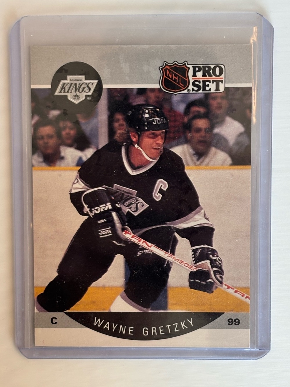 Wayne Gretzky 1990-91 Pro Set #118 Los Angeles Kings Hockey Card HOF